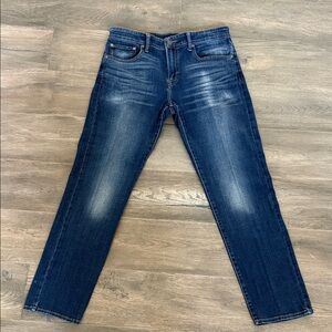 Lucky Brand Men's Dark Blue Skinny Fit Jeans